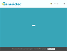 Tablet Screenshot of generictec.com